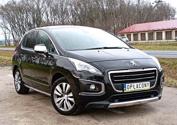 Peugeot 3008 cena 34900 przebieg: 207000, rok produkcji 2014 z Żuromin małe 254